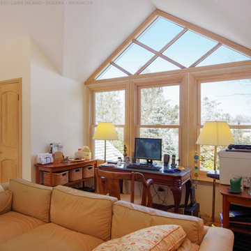 New Wood Windows in Spectacular Home Office - Renewal by Andersen Long Island, N
