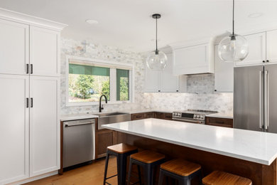 Transitional kitchen photo in DC Metro