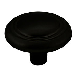 Cosmas - Cosmas 2202 Cabinet Knob, Set of 10, Flat Black - Cabinet And Drawer Knobs