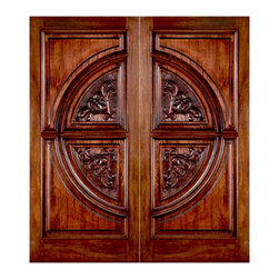 PALMA - MAHOGANY PALMA EXTERIOR DOOR (1-3/4") - Front Doors