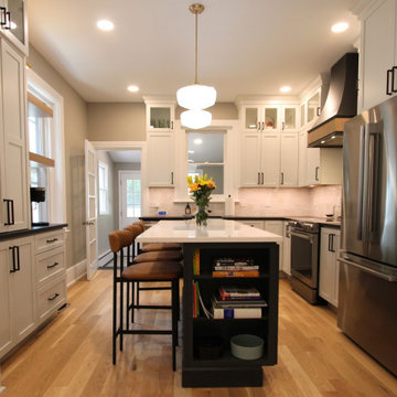 Bright and Vibrant First Floor Remodel in Chestnut Hill