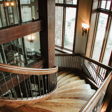 Freestanding Stacked Staircases