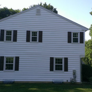 Asbestos Tear Off - New Alside Windows & Siding + New 5K Seamless Gutters