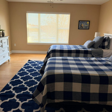 Lake Geneva- Banded Shades, faux wood and duette shades
