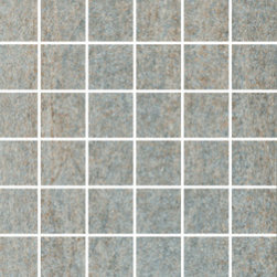 Quartzite / Lime 2" x 2" Mosaic - Wall And Floor Tile