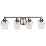 Toltec Lighting - Toltec Lighting 3424-BN-210 Paramount - Four Light Bath Bar - Warranty: 1 Year Assembly Required: Yes Shade Included: YesParamount Four Light Bath Bar Brushed Nickel *UL Approved: YES *Energy Star Qualified: n/a *ADA Certified: n/a *Number of Lights: Lamp: 4-*Wattage:100w Medium Base bulb(s) *Bulb Included:No *Bulb Type:Medium Base *Finish Type:Brushed Nickel