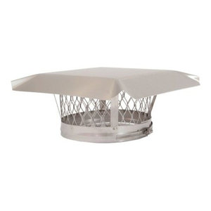 Small HY-C MF303 Duro Shield Single Flue Aluminum Multi-Fit Chimney Cap