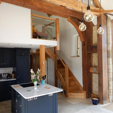 Barn Conversion Kitchen Staircase