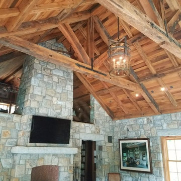 Living Room with Loft