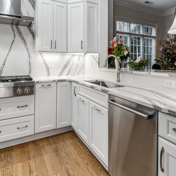 Shaker White Kitchen Remodel Charlotte, NC