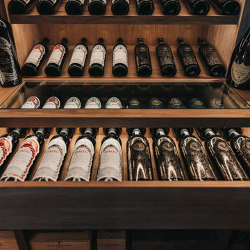 High-Capacity Custom Wine Cellar