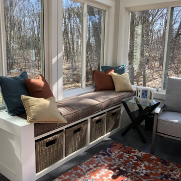 Sunroom Addition with Beautiful Forest View