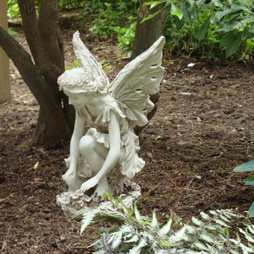 (Before) Fairy Garden while being planted