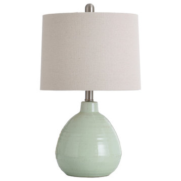 Cameron - Ceramic Table Lamp, Key Lime Green