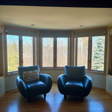 Twin Lakes-Plantation shutters and woven shades