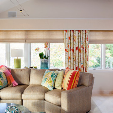 Family Room-Patterns & Vivid Colors