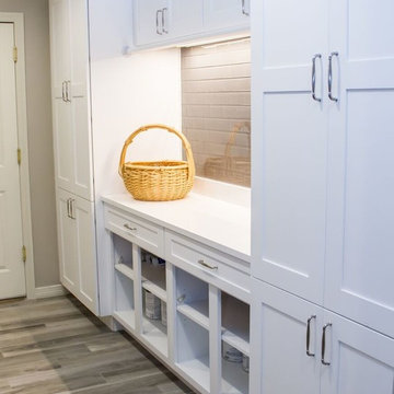 Kitchen, Laundry Room, and Bathroom