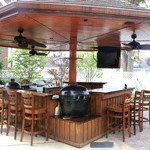 outdoor kitchen