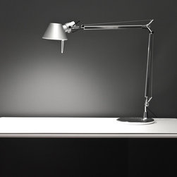 Tolomeo with motion sensor, design by Michele De Lucchi, Giancarlo Fassina - 198 - Desk Lamps