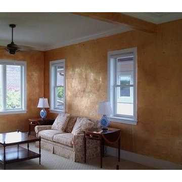 Gold Leaf Walls