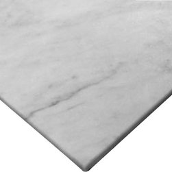 Carrara Marble Italian White Bianco Carrera 12x12 Marble Tile Honed - Home Decor