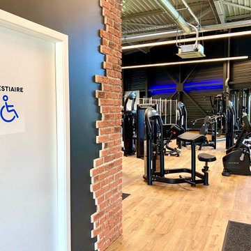 Une salle de sport métamorphosée