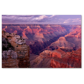 Mike Jones Photo 'Grand Canyon near Mather Point' Canvas Art, 22x32