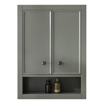 WLF2124 Toilet Topper Cabinet, Pewter Green