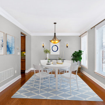 Same Dining Room Staged Multiple Ways