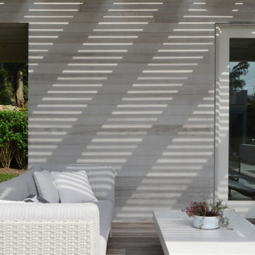 Cedar Trellis at Pool House
