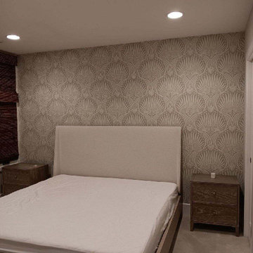Wallpaper installation Bedroom in Wilton Manors