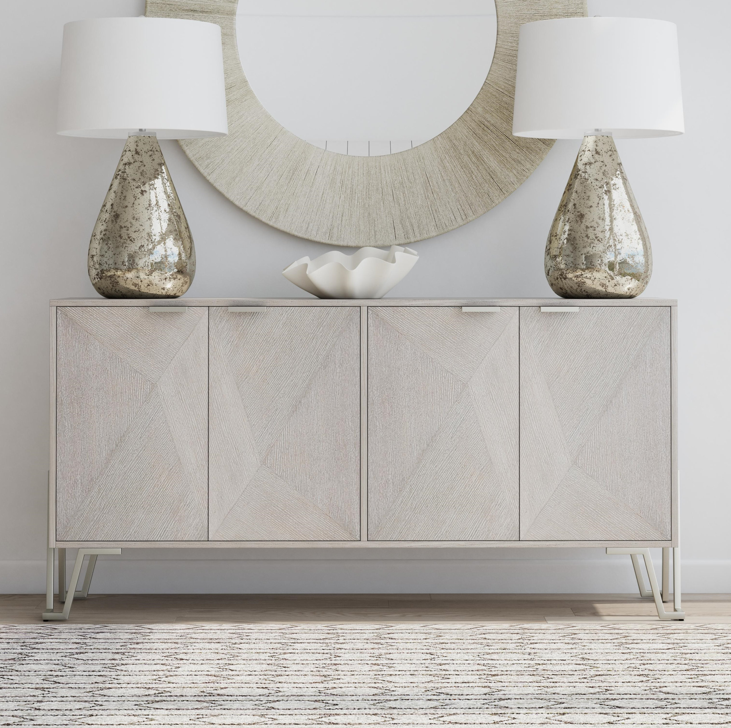 Cooper Server - Brushed Nickel