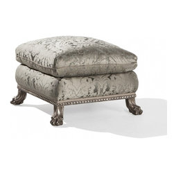Cavello I Footed Ottoman - Footstools And Ottomans