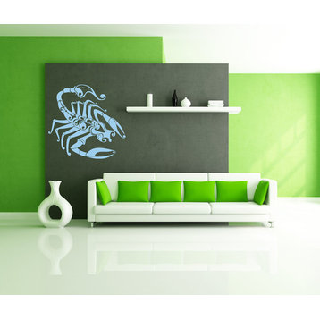 Scorpio Wall Decal, Light Pink, 39"x39"