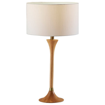 Rebecca 1 Light Table Lamp, Natural