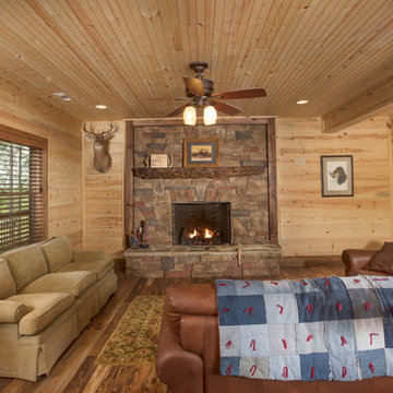 Custom Traditional Log System Home