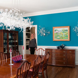 Crystal Chandelier and Sconces - Lighting