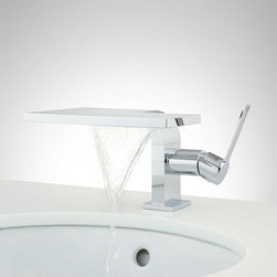 MINXIA SINGLE-HOLE WATERFALL FAUCET - Bathroom Sink Faucets