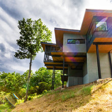 Houses On Steep Block