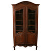 Consigned 1930 French Bookcase Normandy Style Carved