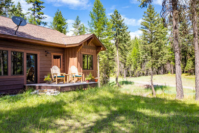 Inspiration for a rustic exterior home remodel in Other