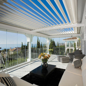 Balcony Patio - Automated Louvre Roof System
