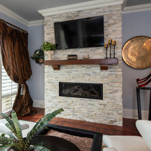 fireplace living room
