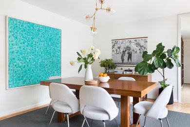1950s dining room photo in Austin