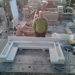 Indiana Limestone Fireplace - Indoor Fireplaces