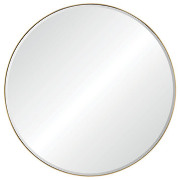 Thallo Round Modern Accent Wall Mirror