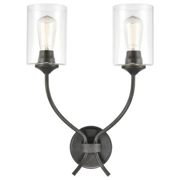 Two Light Wall Sconce - Wall Sconces - 2499-BEL-3826807 - Bailey Street Home