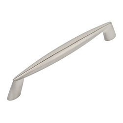 Cosmas - Cosmas 567-128ORB Oil Rubbed Bronze Contemporary Cabinet Pull, Satin Nickel - Cabinet And Drawer Handle Pulls