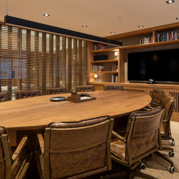 Private Executive Office — Complete Wood Millwork Package