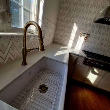 New Hope Kitchen Painting Railings Trim